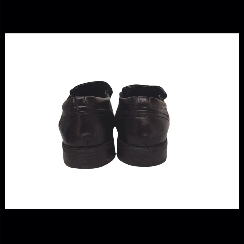 Boys Size 4 Leather Dress Shoes Slip On Formal wedding Comfort Loafers Classic